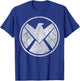 Marvel Agents of S.H.I.E.L.D. Grungy Logo Vintage T-Shirt - T-Shirt | Royal