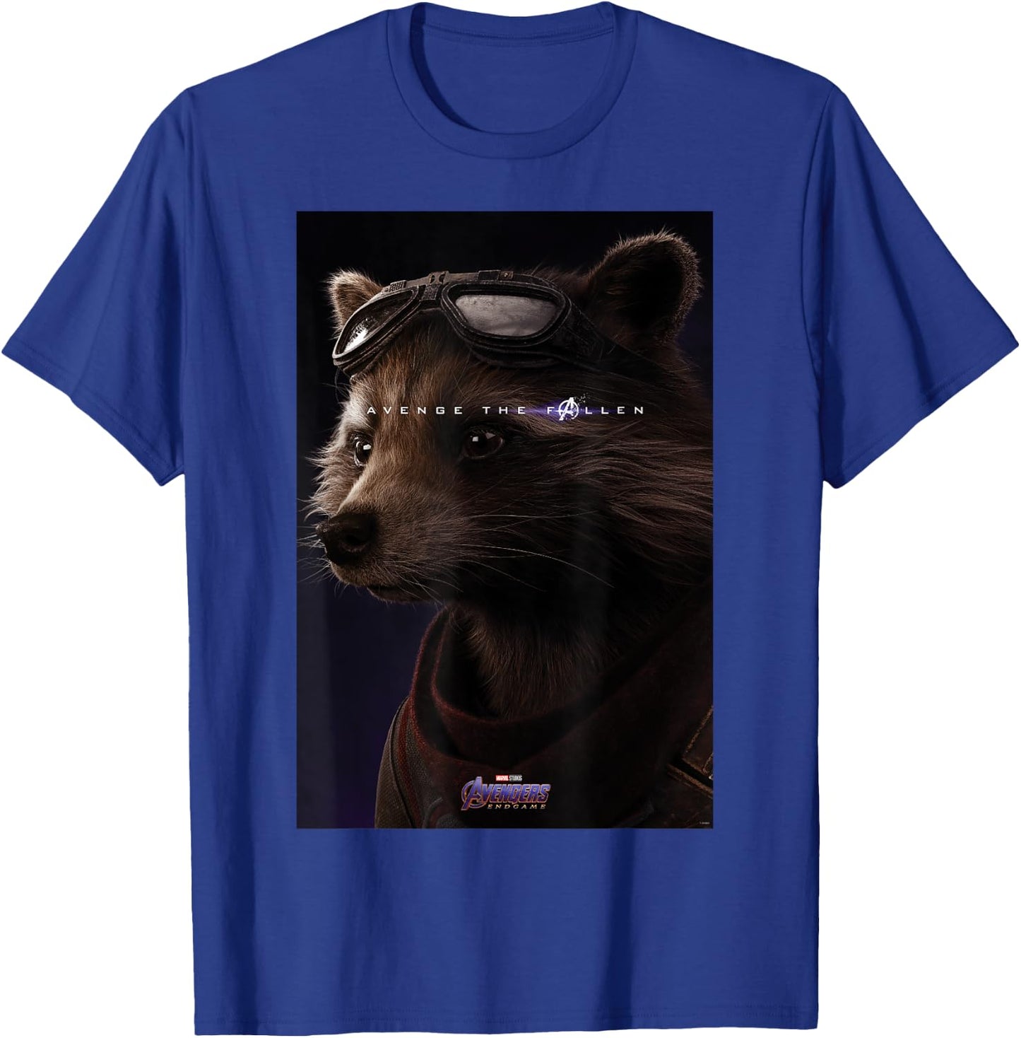 Marvel Avengers Endgame Rocket What Ever It Takes Poster T-Shirt - T-Shirt | Royal