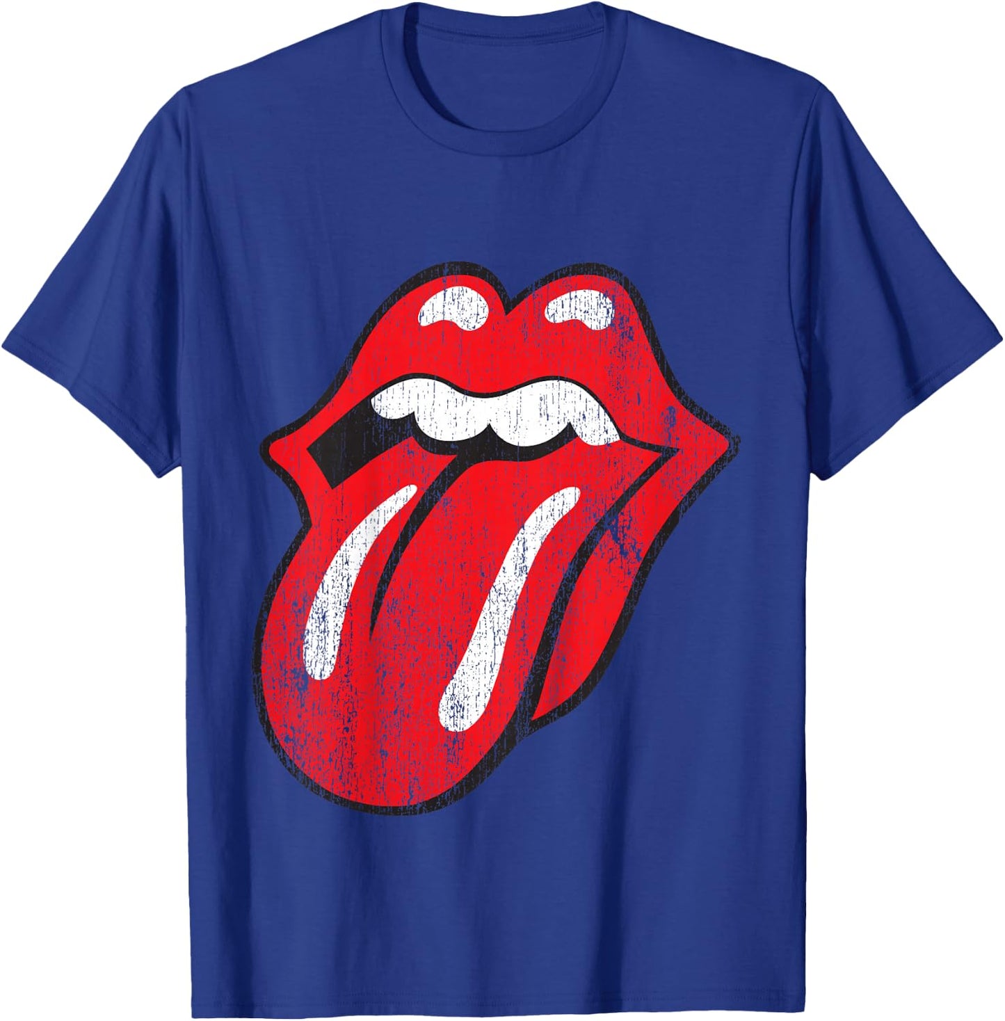 The Rolling Stones Distressed Tongue Youth T-Shirt - T-Shirt | Royal