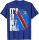 It's In My DNA Congo Vintage African Gifts DR Congo Flag T-Shirt - T-Shirt | Royal