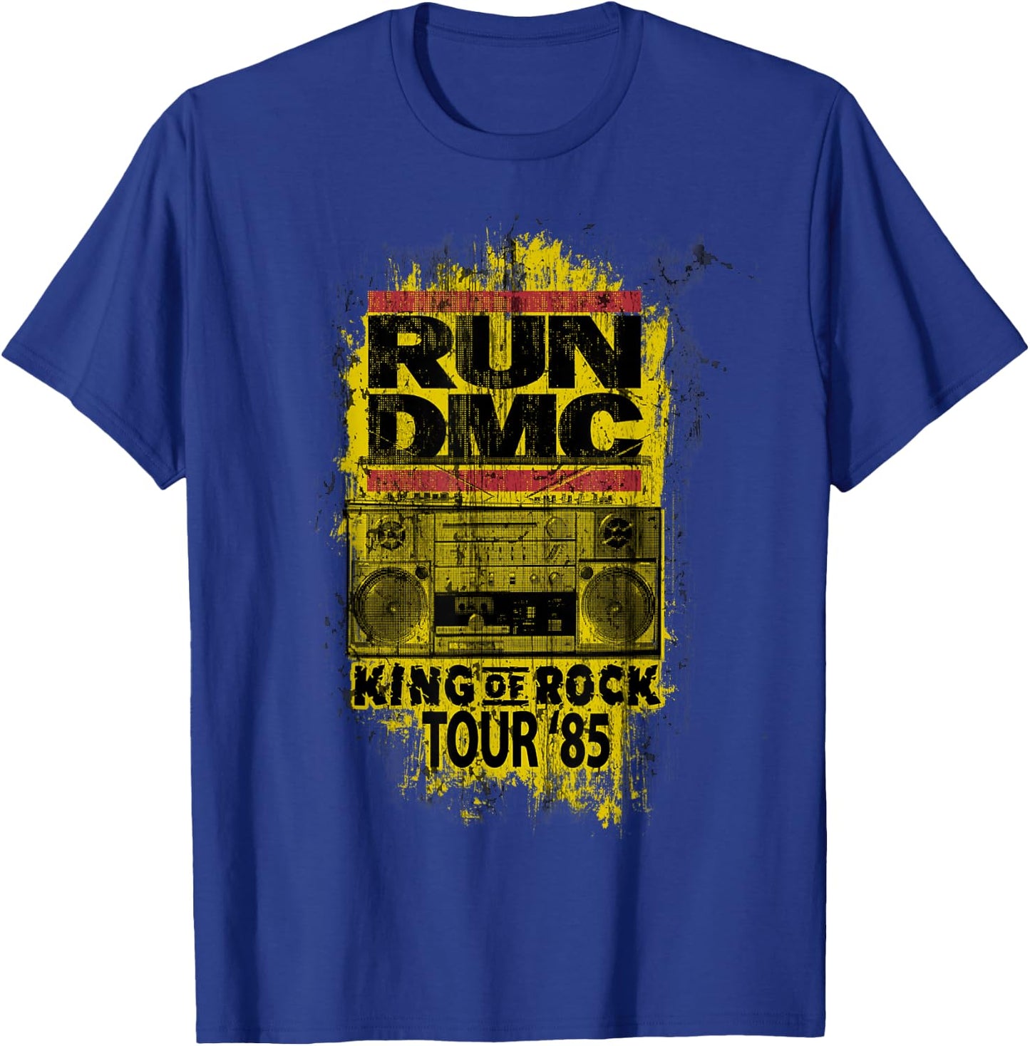 Run DMC Official King of Rock Tour '85 T-Shirt - T-Shirt | Royal