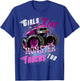 Girls Like Monster Trucks Too Women Monster Truck T-Shirt - T-Shirt | Royal