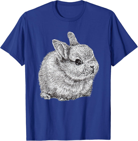 Netherland Dwarf Bunny Rabbit Cute T-Shirt - T-Shirt | Royal