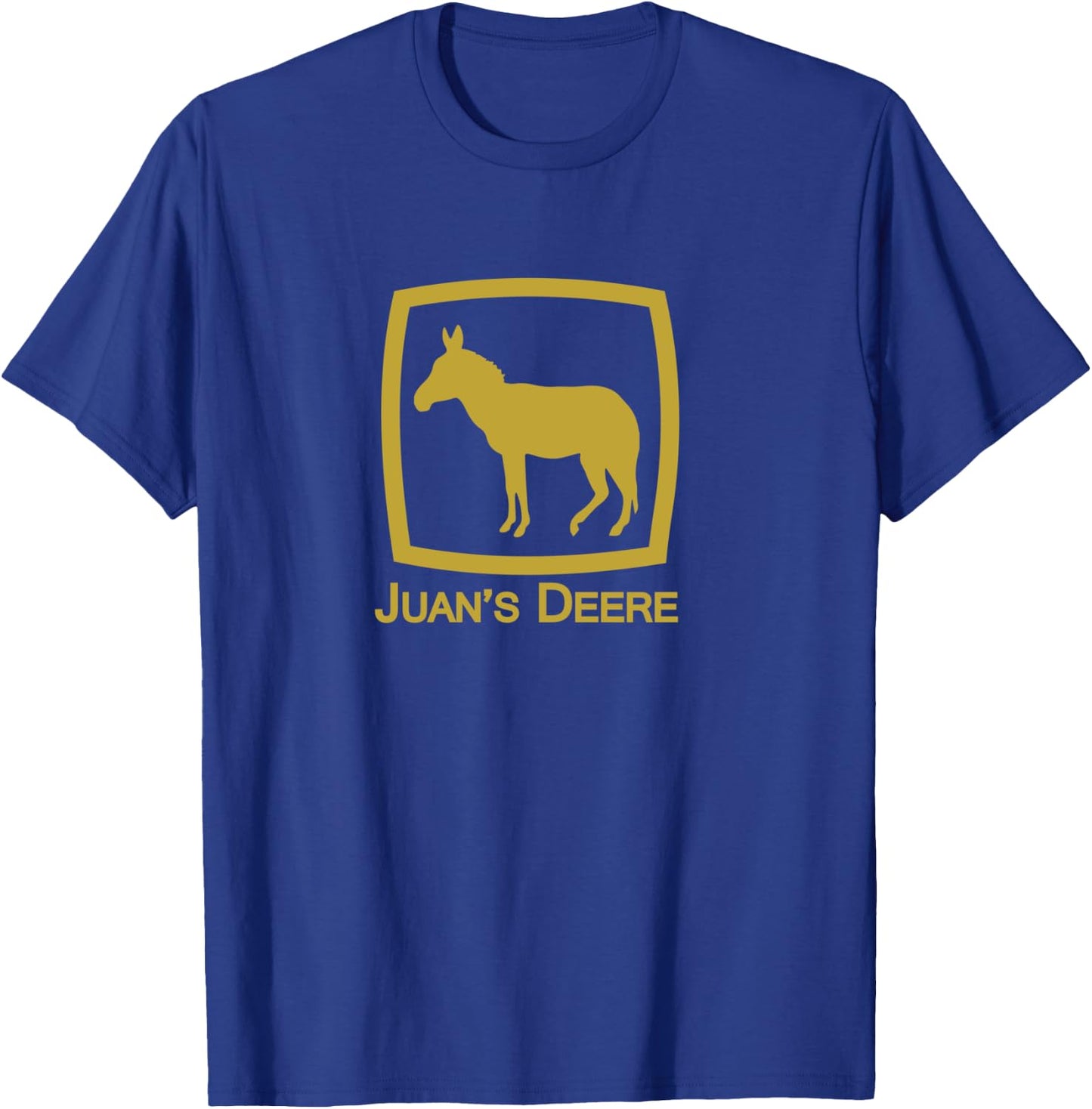 Juan's Deere Funny Immigration Novelty Caravan Parody LS T-Shirt - T-Shirt | Royal