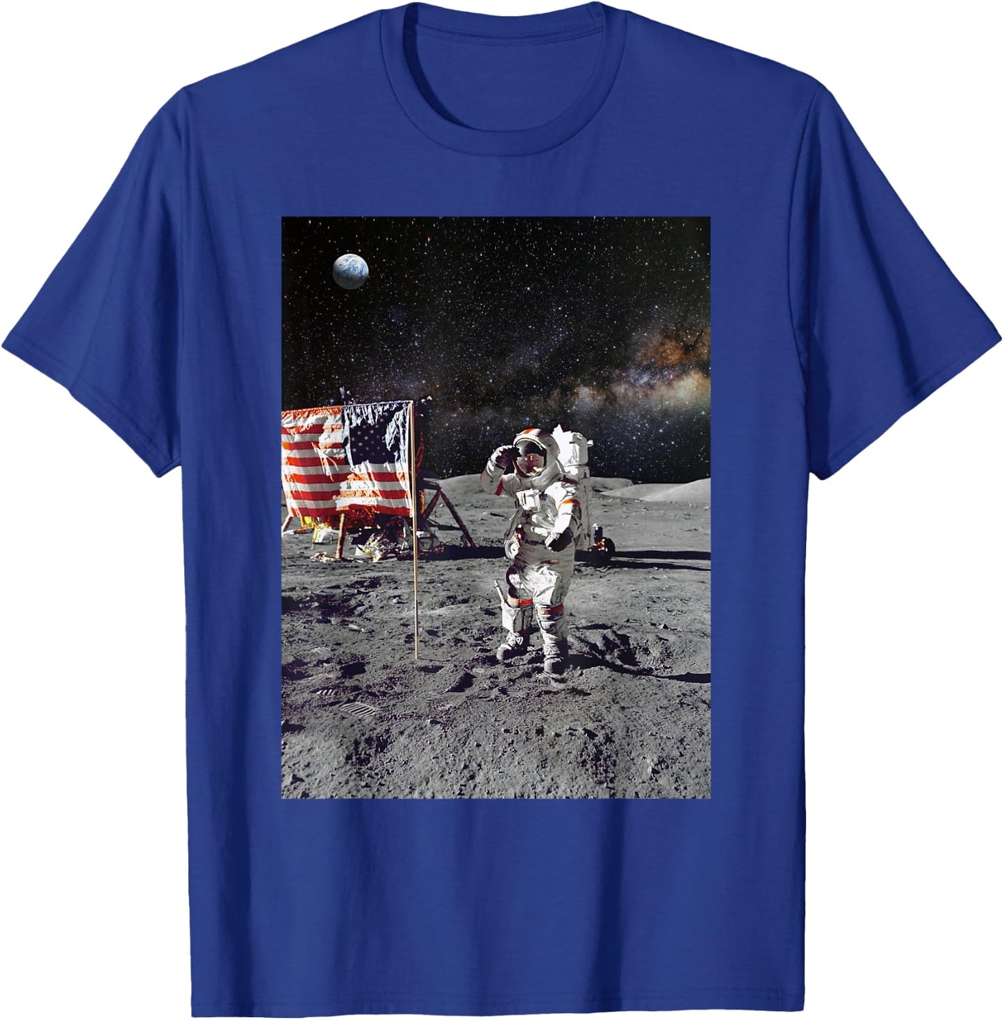 Man on the Moon T-Shirt - T-Shirt | Royal