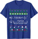Funny Physics Christmas Sweater Shirt-Merry Xmas in Physics T-Shirt - T-Shirt | Royal