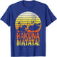 Disney The Lion King Hakuna Matata Distressed Group Shadows T-Shirt - T-Shirt | Royal