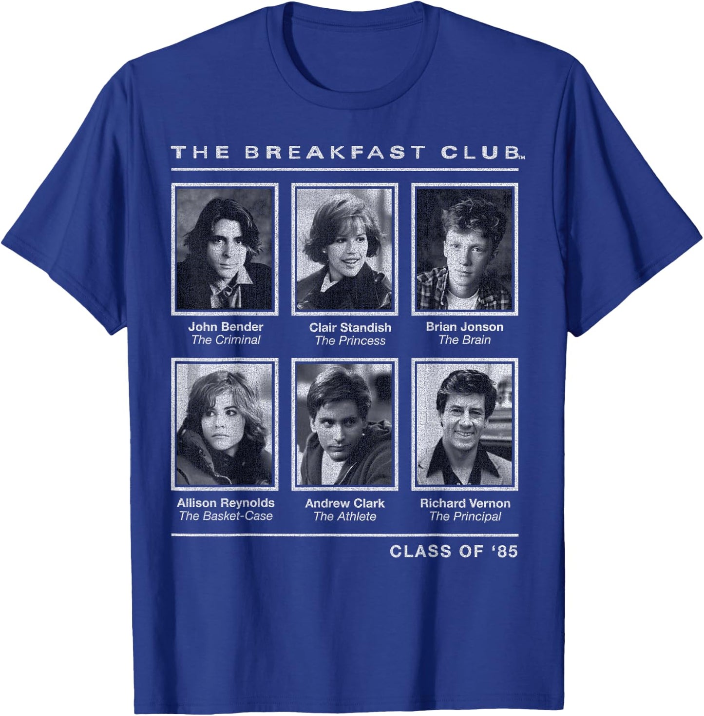 Breakfast Club Year Book Club Photos T-Shirt - T-Shirt | Royal