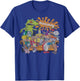 Nickelodeon Classic 90s Character Group Shot T-Shirt - T-Shirt | Royal