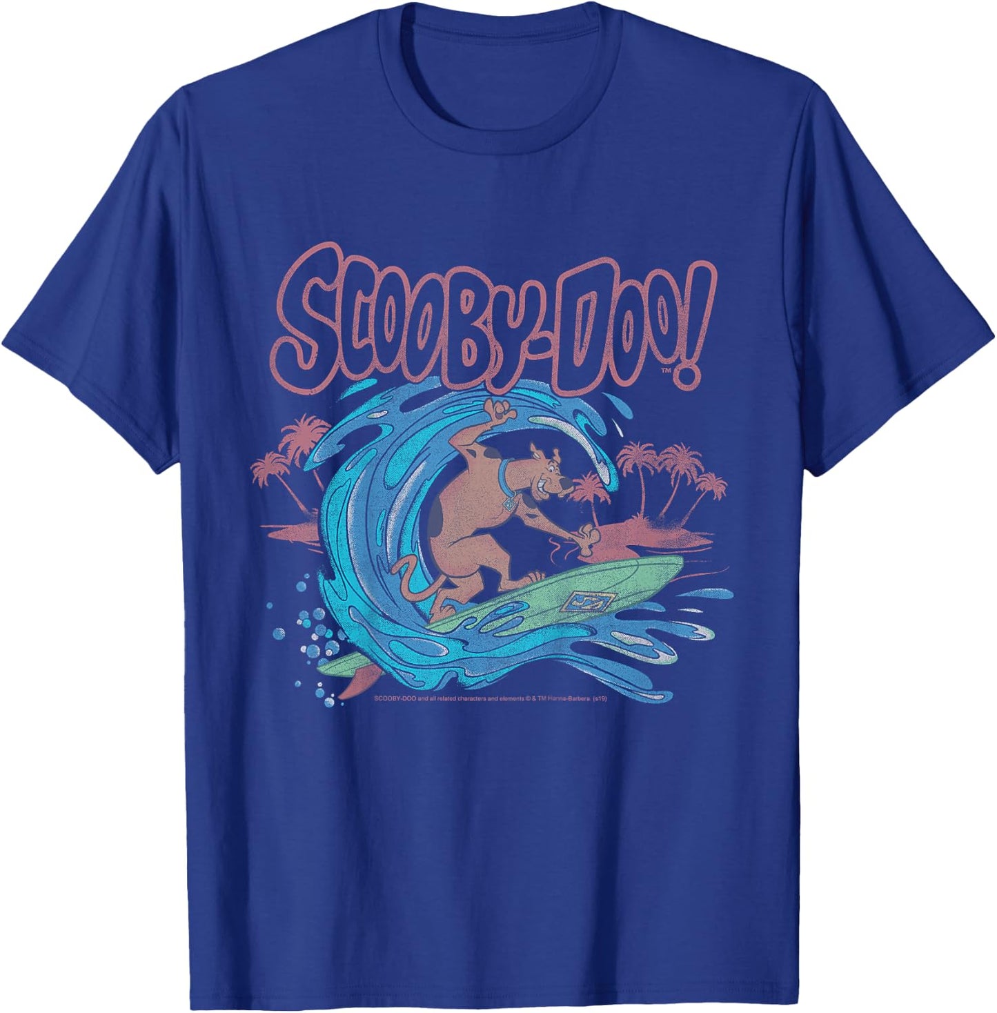 Kids Scooby-Doo Surfing Title Logo T-Shirt - T-Shirt | Royal