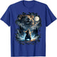 Rat Howling at Moon T-Shirt - T-Shirt | Royal