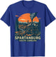 Vintage Spartanburg South Carolina Sunset Nature Cityscape T-Shirt - T-Shirt | Royal