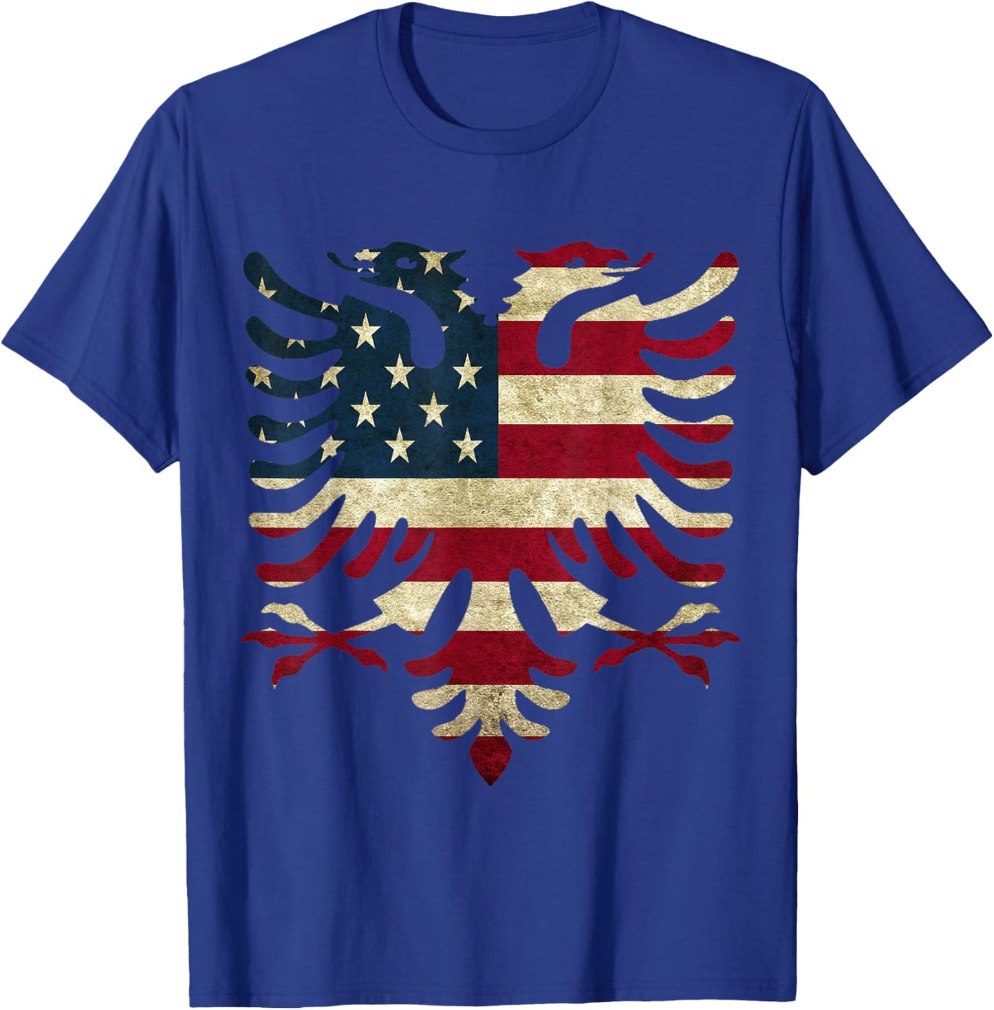 Albanian Eagle Shirt Men's Albanian With Eagle T-Shirt - T-Shirt | Royal