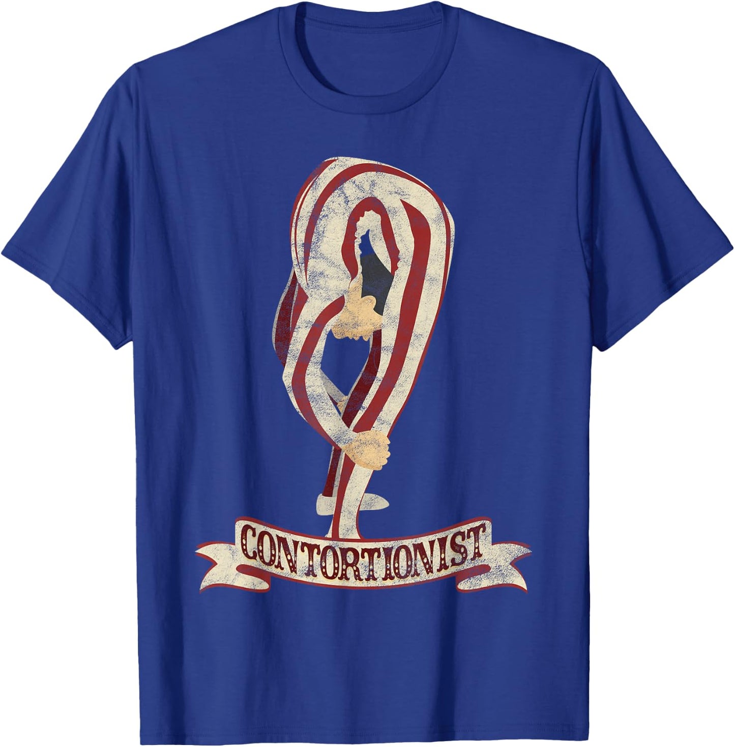 Contortionist Shirt - Circus Shirts - Circus Contotionist T-Shirt - T-Shirt | Royal