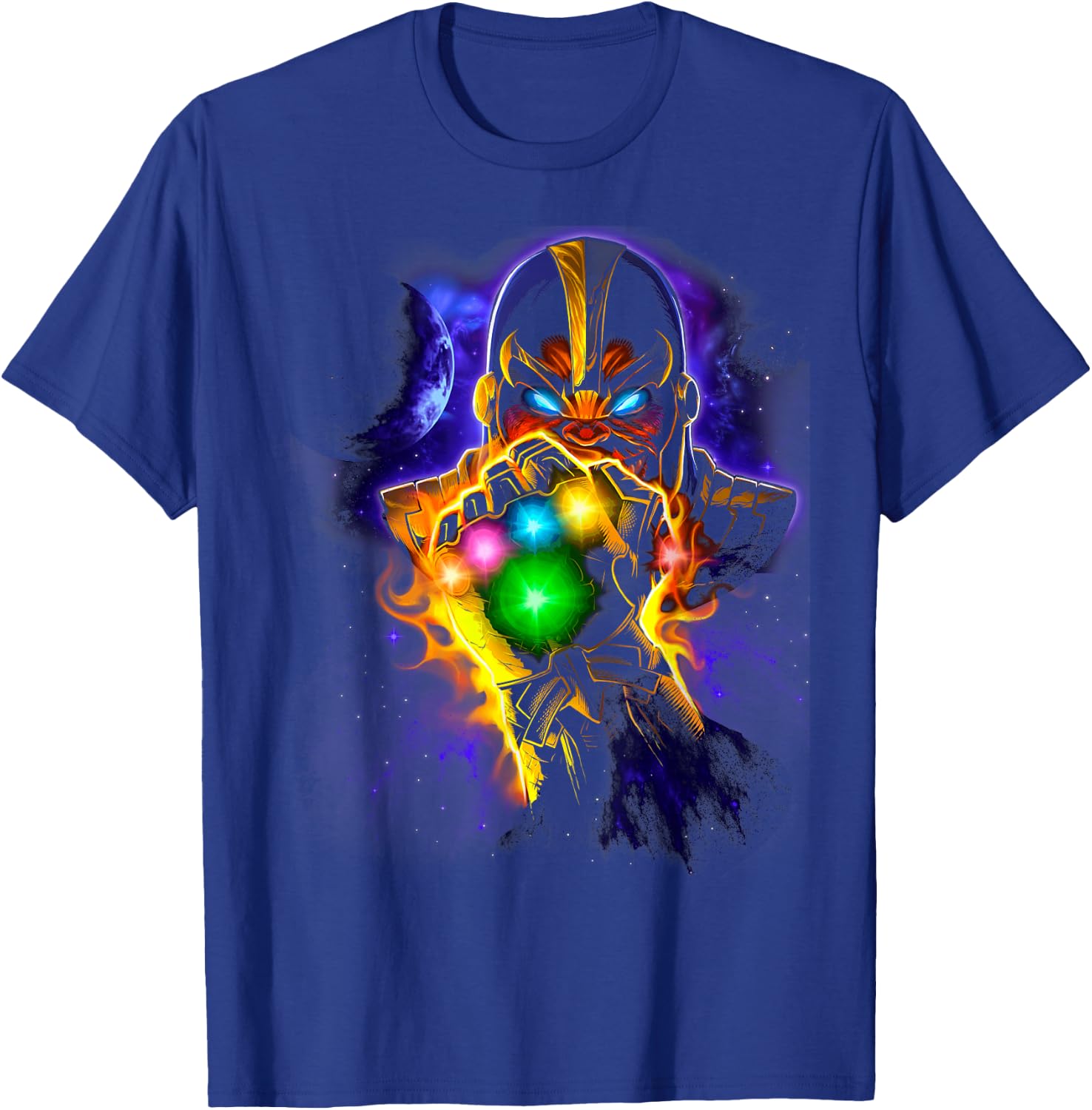 Marvel Thanos Powerful Glowing Infinity Gauntlet T-Shirt - T-Shirt | Royal