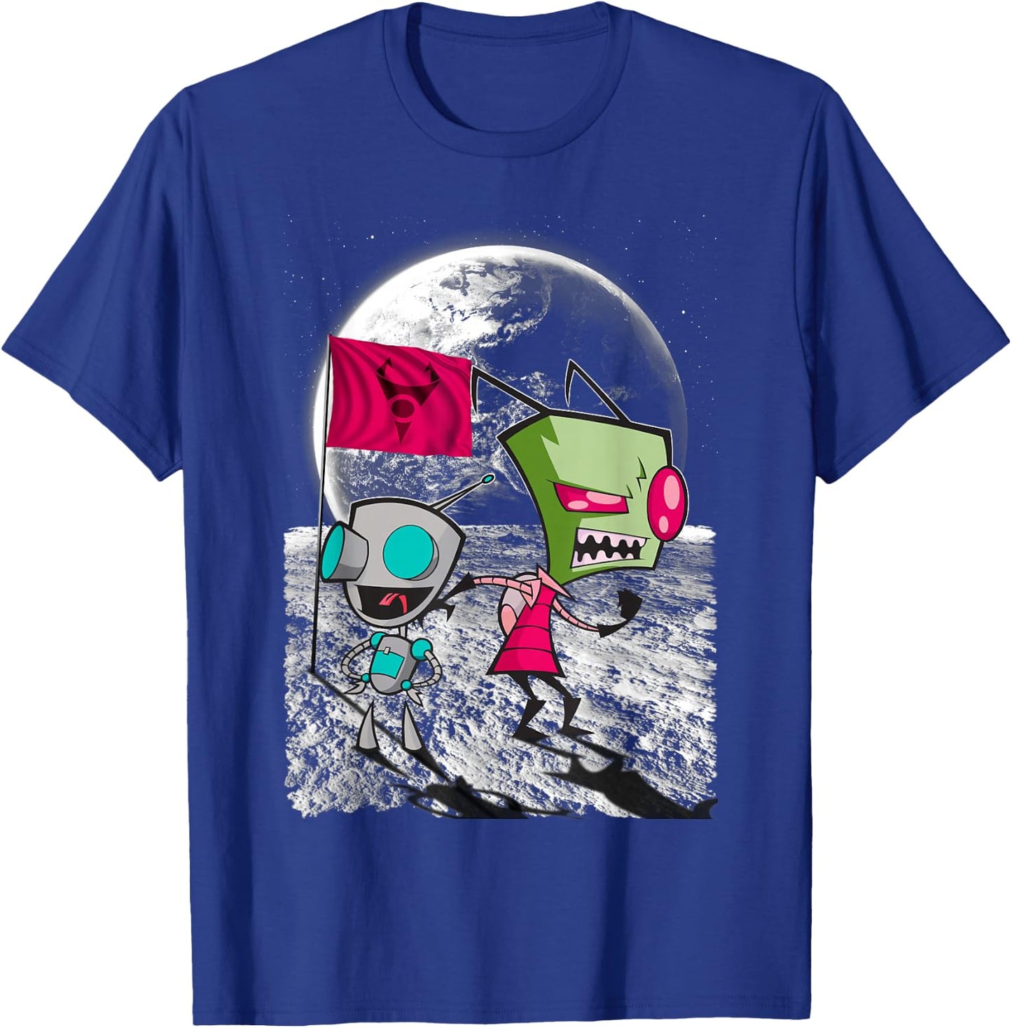 Nickelodeon Invader Zim Man on the Moon T-Shirt - T-Shirt | Royal