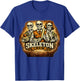 Skeleton Crew Teacher Halloween T-Shirt - T-Shirt | Royal