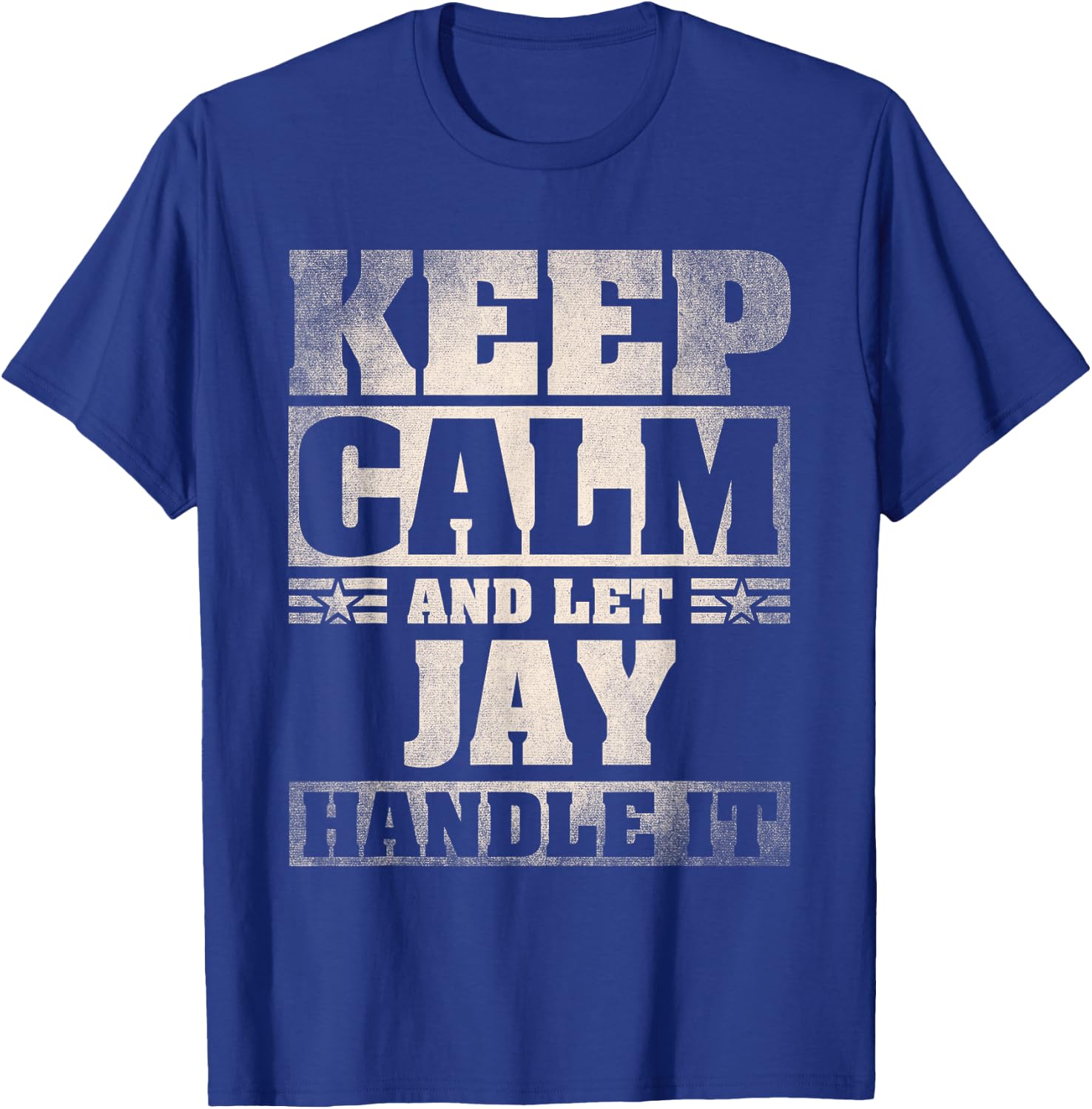 Jay Name Shirt Personalized Jay First Name T-Shirt - T-Shirt | Royal