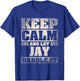 Jay Name Shirt Personalized Jay First Name T-Shirt - T-Shirt | Royal