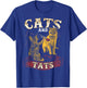 Cats And Tats - Funny Inked Cat Owner Tattoo Lover Men Women Girls Kids T-Shirt - T-Shirt | Royal