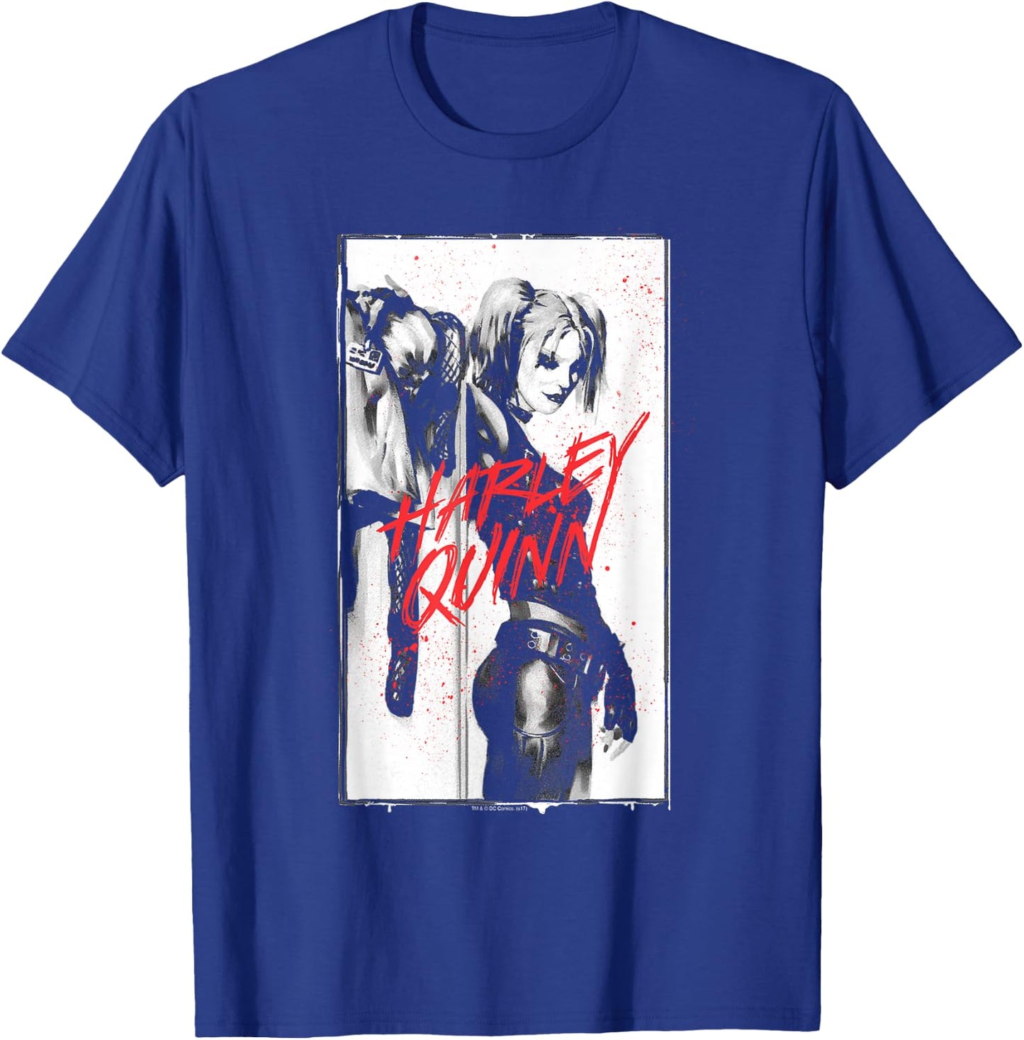 Harley Quinn Inked Quinn Black T-Shirt - T-Shirt | Royal