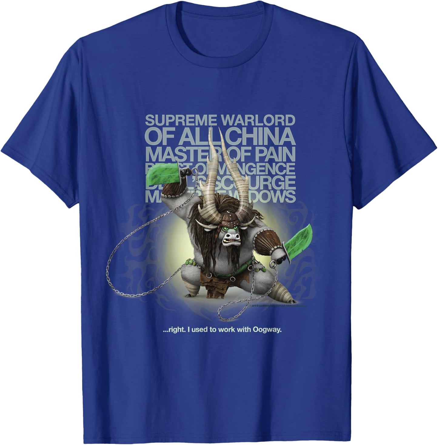 Kung Fu Panda Kai Supreme Warlord Portrait T-Shirt - T-Shirt | Royal