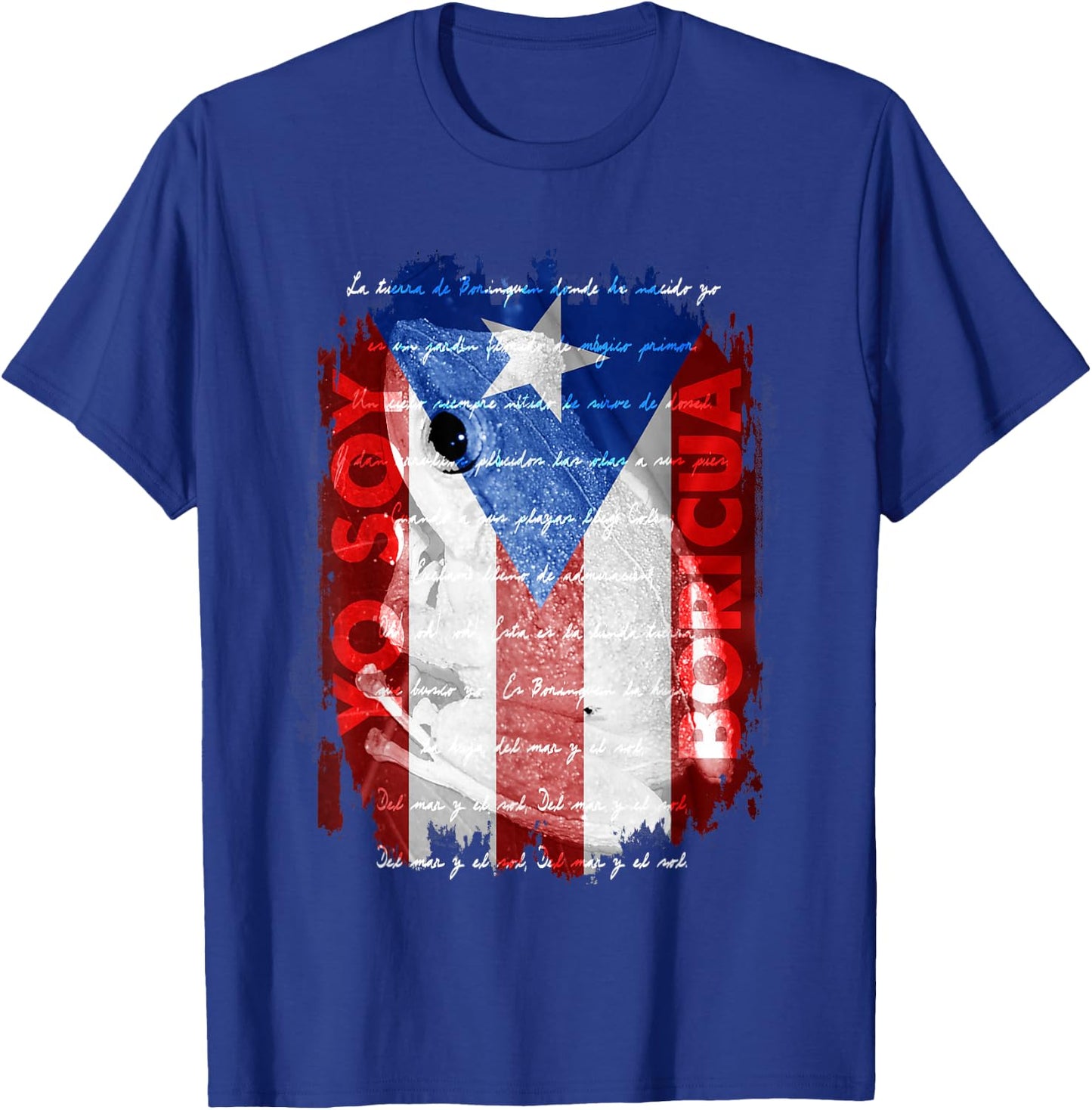 Coqui Shirt, Yo Soy Boricua Puerto Rico Flag Wepa Taino Art T-Shirt - T-Shirt | Royal
