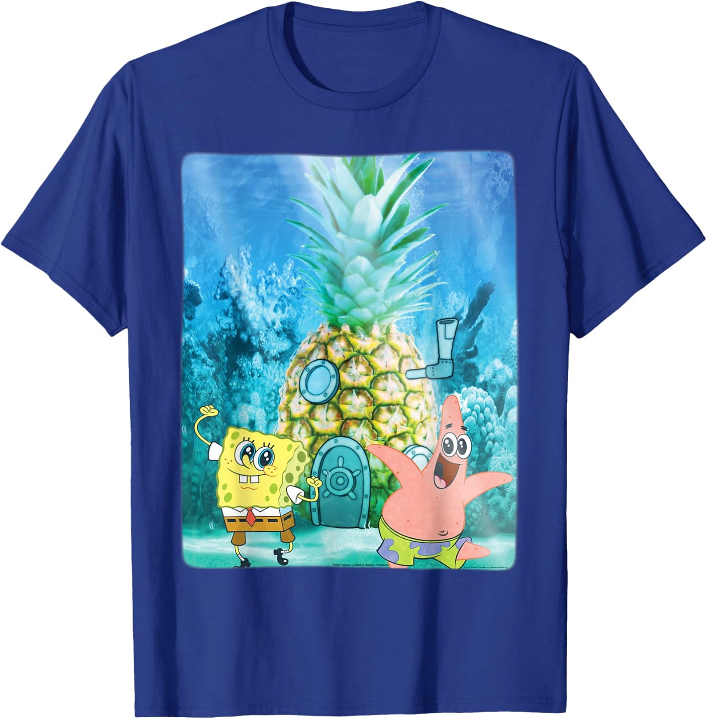SpongeBob SquarePants - Fish Bowl T-Shirt - T-Shirt | Royal