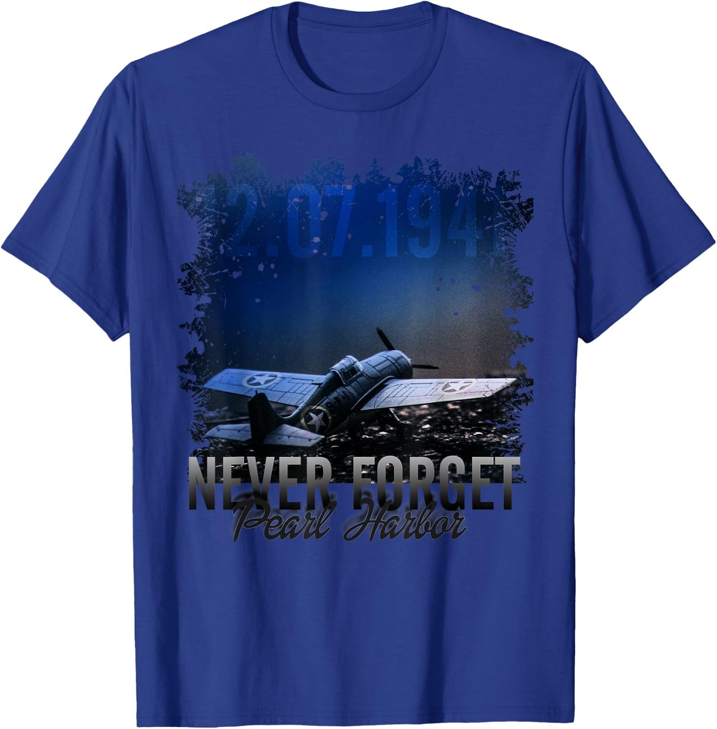 Never Forget Pearl Harbor T-Shirt - T-Shirt | Royal