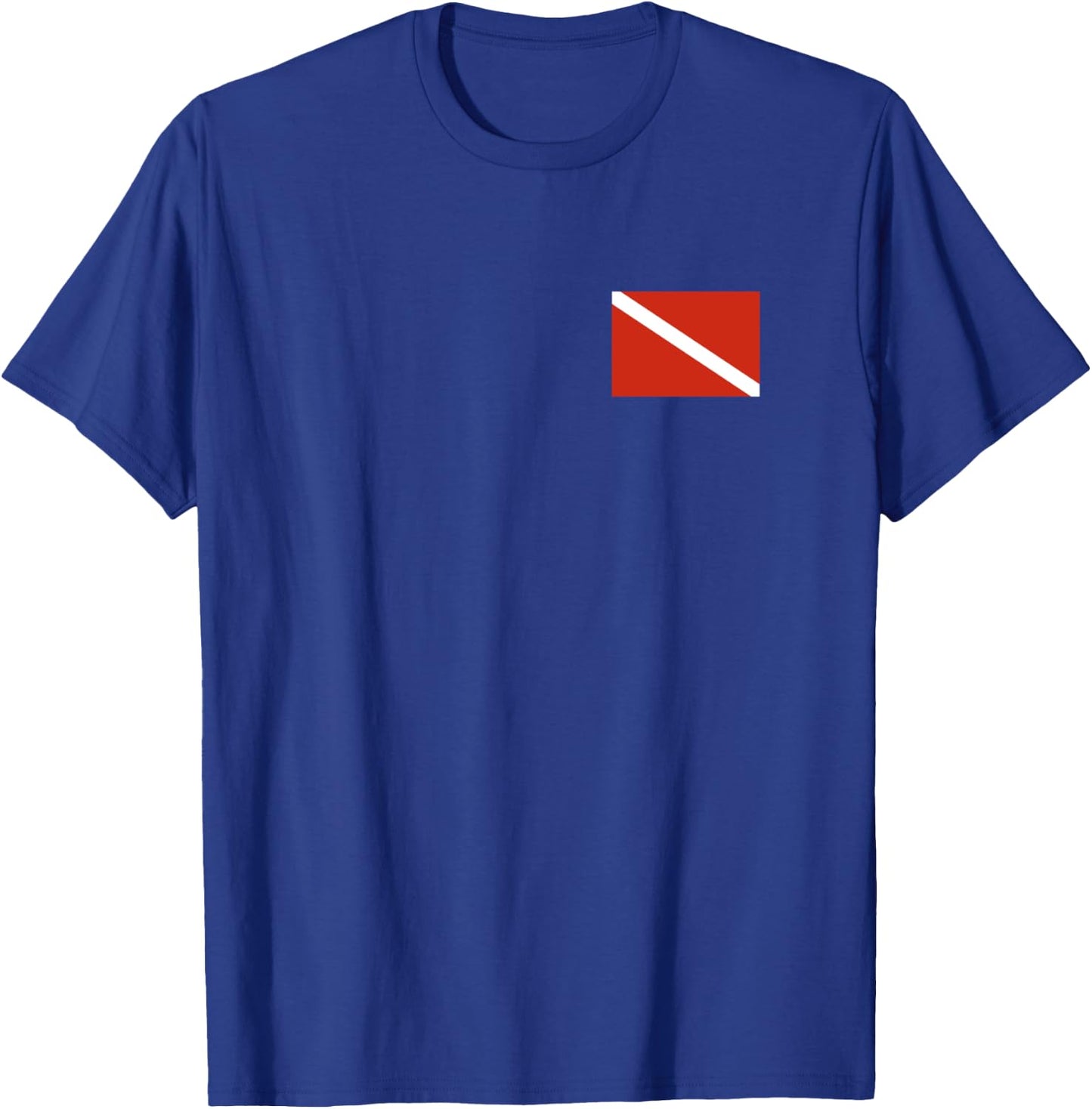 Diver Down Dive Flag Scuba Diving T-Shirt - T-Shirt | Royal