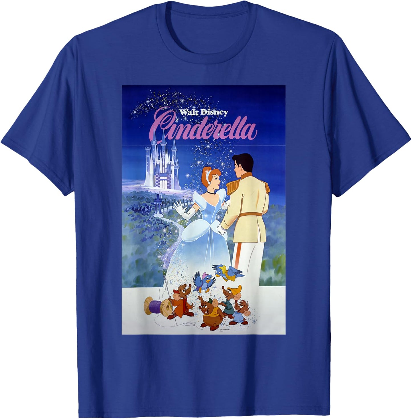 Disney Cinderella Vintage Poster Small T-Shirt - T-Shirt | Royal