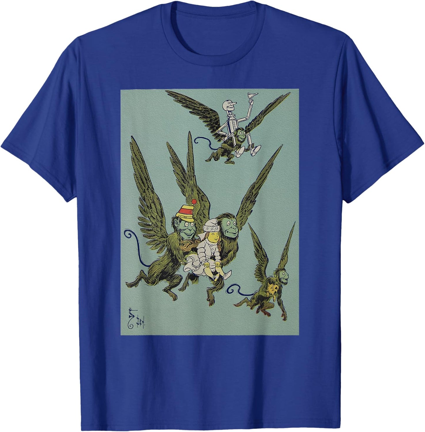 Wizard of OZ Winged Flying Monkey Shirt-Dorothy Toto Tin Man T-Shirt - T-Shirt | Royal