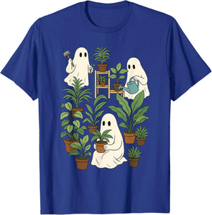 Ghost Plant Spooky Season Halloween Gardening Garden Lover T-Shirt - T-Shirt | Royal