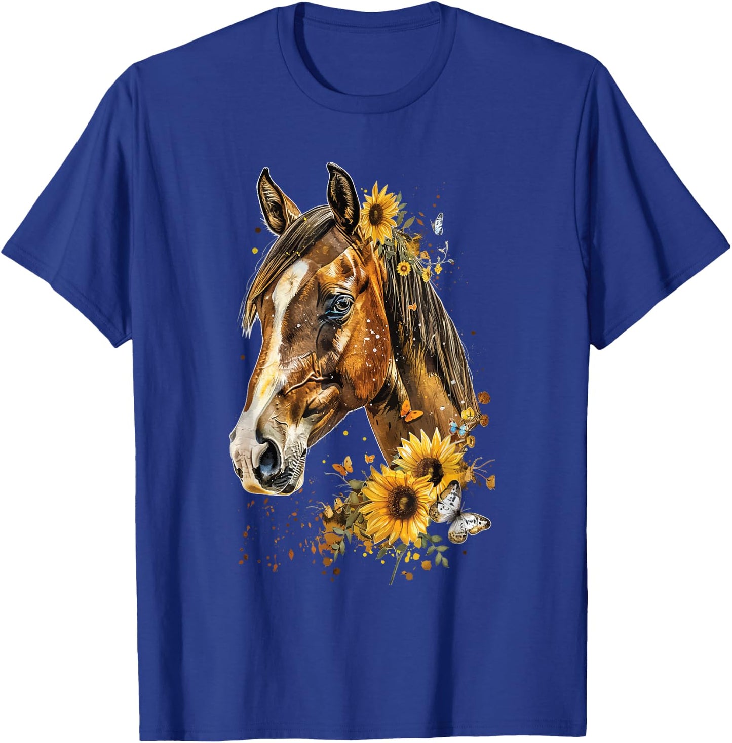 Clydesdale Flower T-Shirt - T-Shirt | Royal