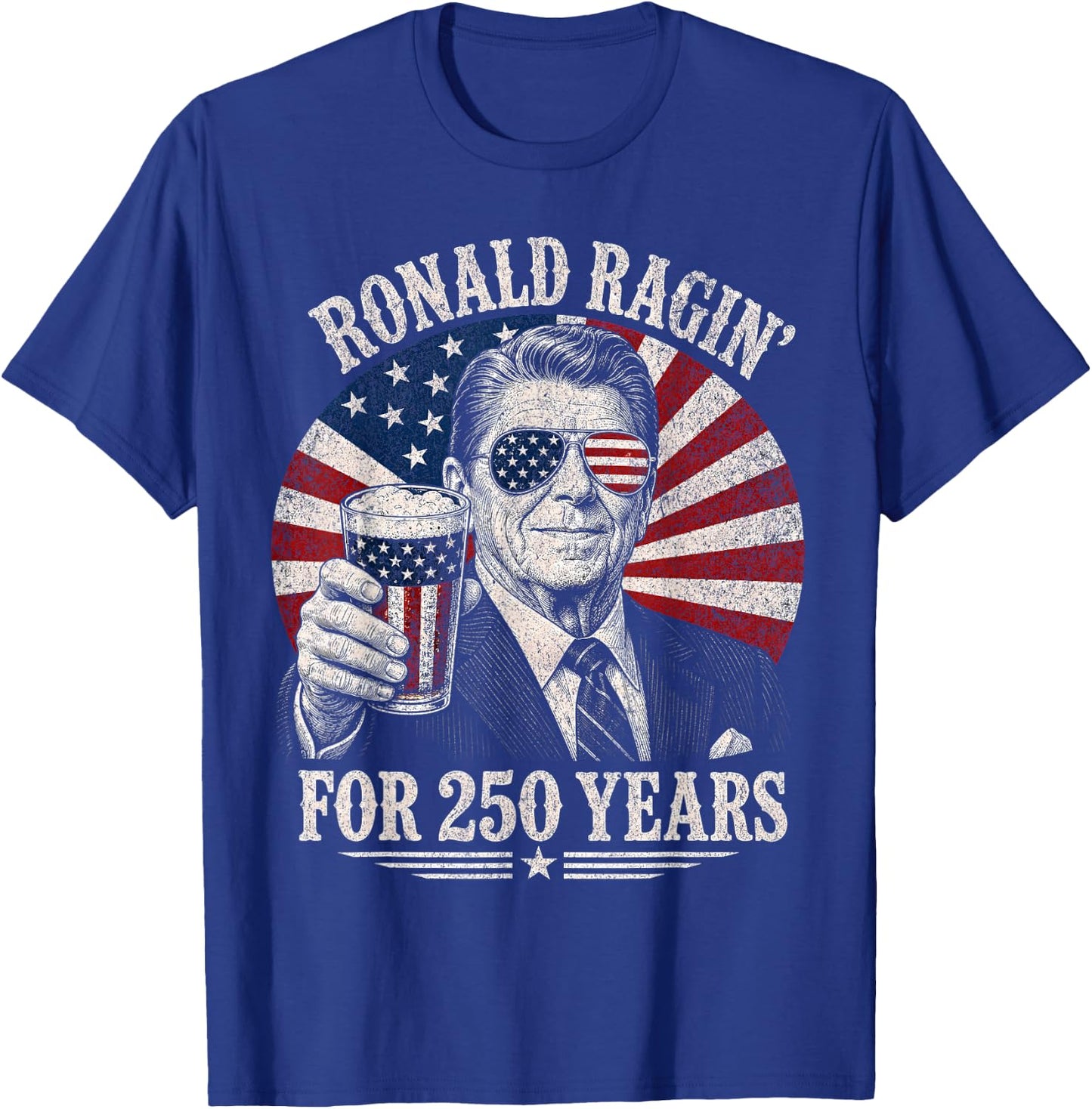 Ronald Ragin - 250th Anniversary USA T-Shirt - T-Shirt | Royal