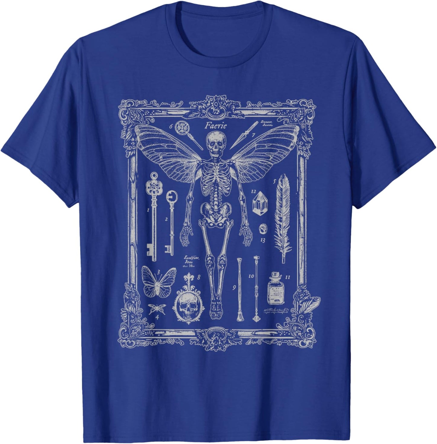 Fairy Skeleton Oddities and Curiosities T-Shirt - T-Shirt | Royal