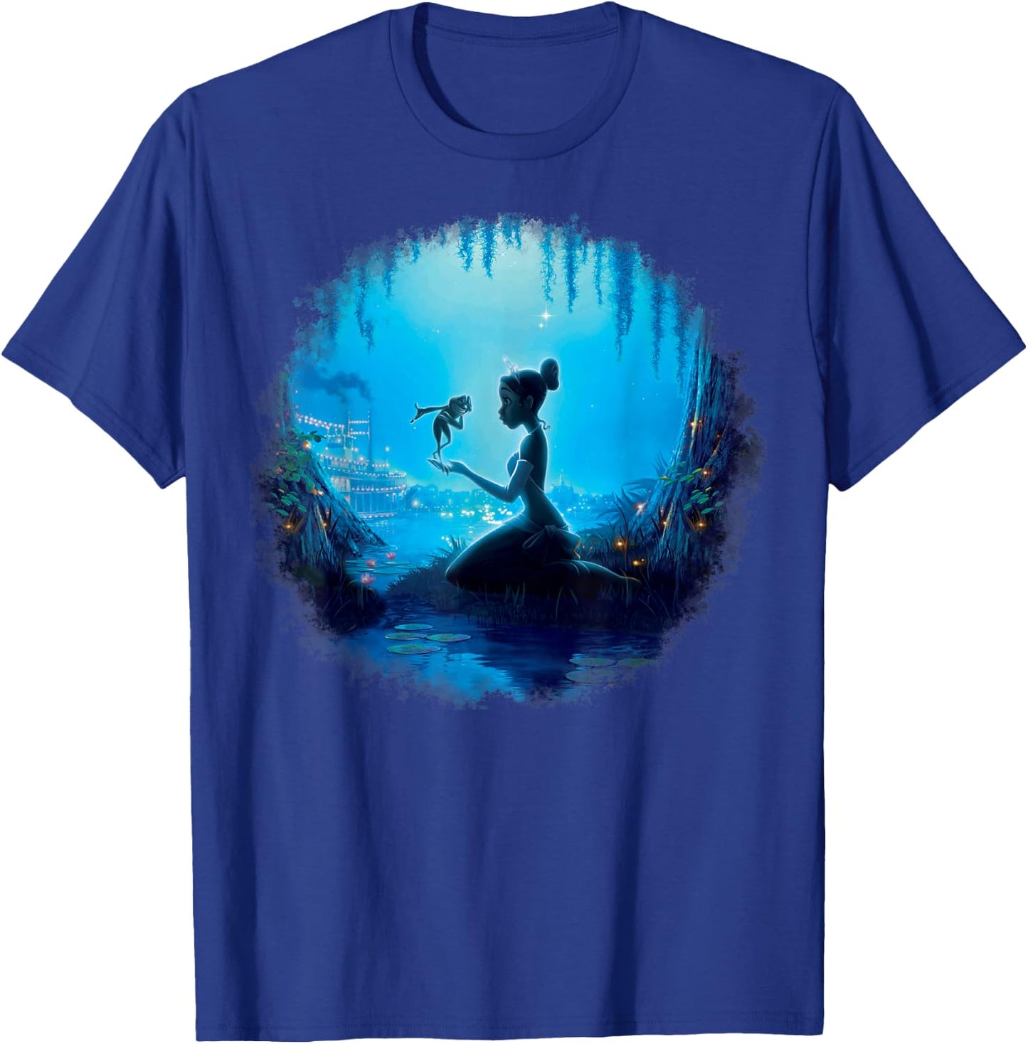 Disney Princess and The Frog Swamp Night Graphic T-Shirt - T-Shirt | Royal