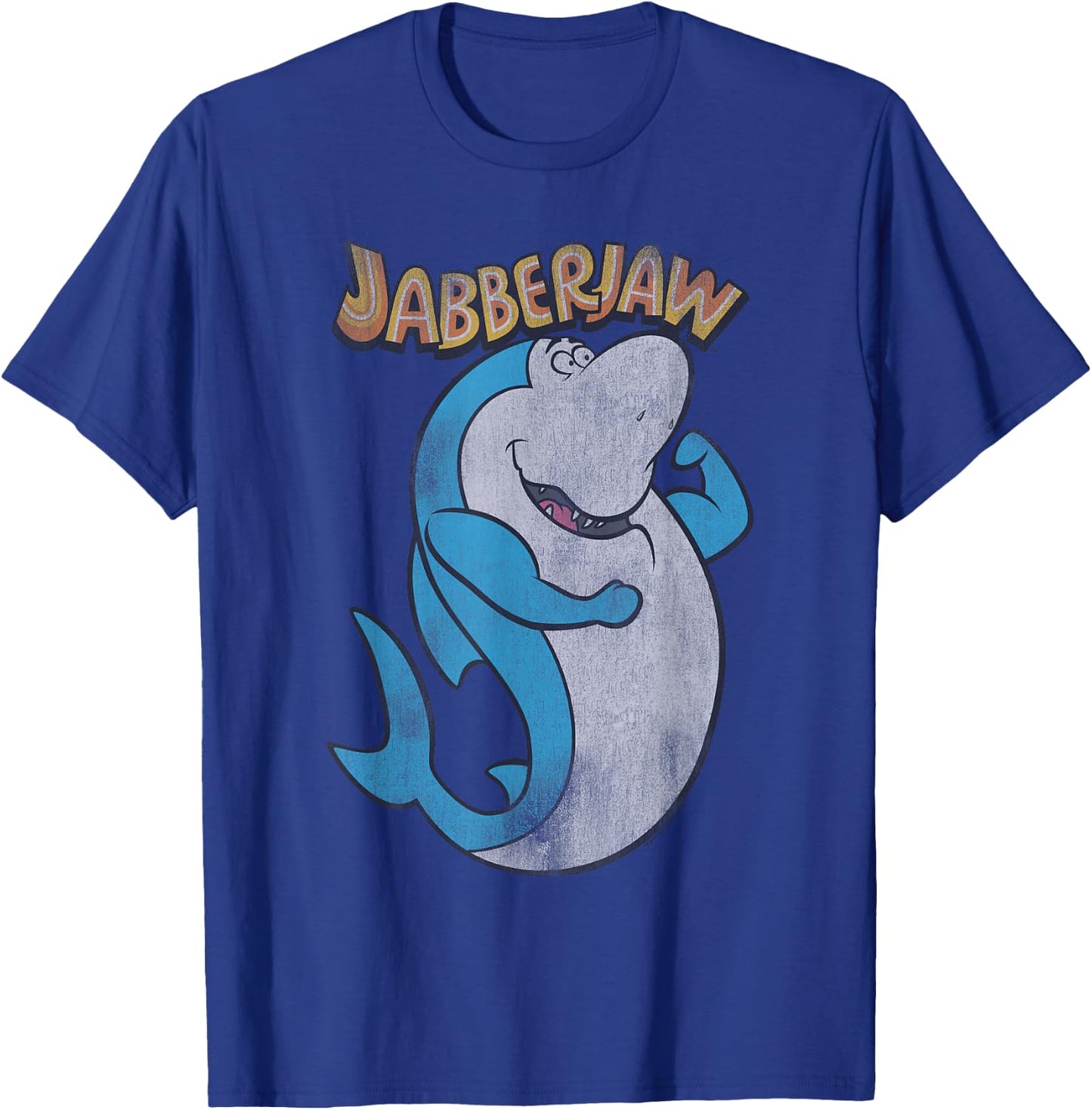 Jabberjaw Distressed T-Shirt - T-Shirt | Royal