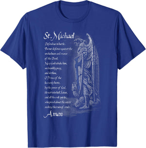 Thin Blue Line - St Michael T-Shirt - T-Shirt | Royal