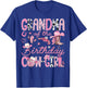 Grandma of The Birthday Cow-Girl Rodeo Western Coquette T-Shirt - T-Shirt | Royal
