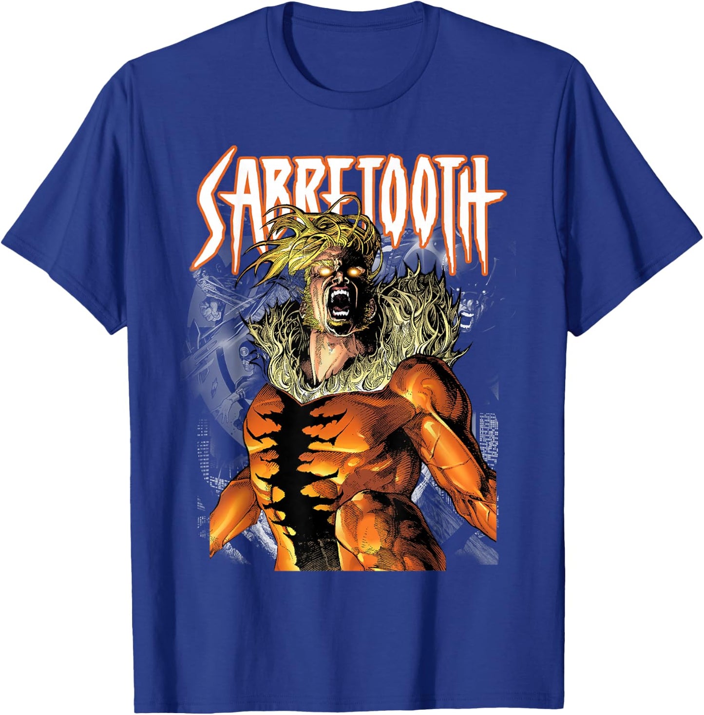 Marvel X-Men Classic Sabretooth Release Inner Beast T-Shirt - T-Shirt | Royal