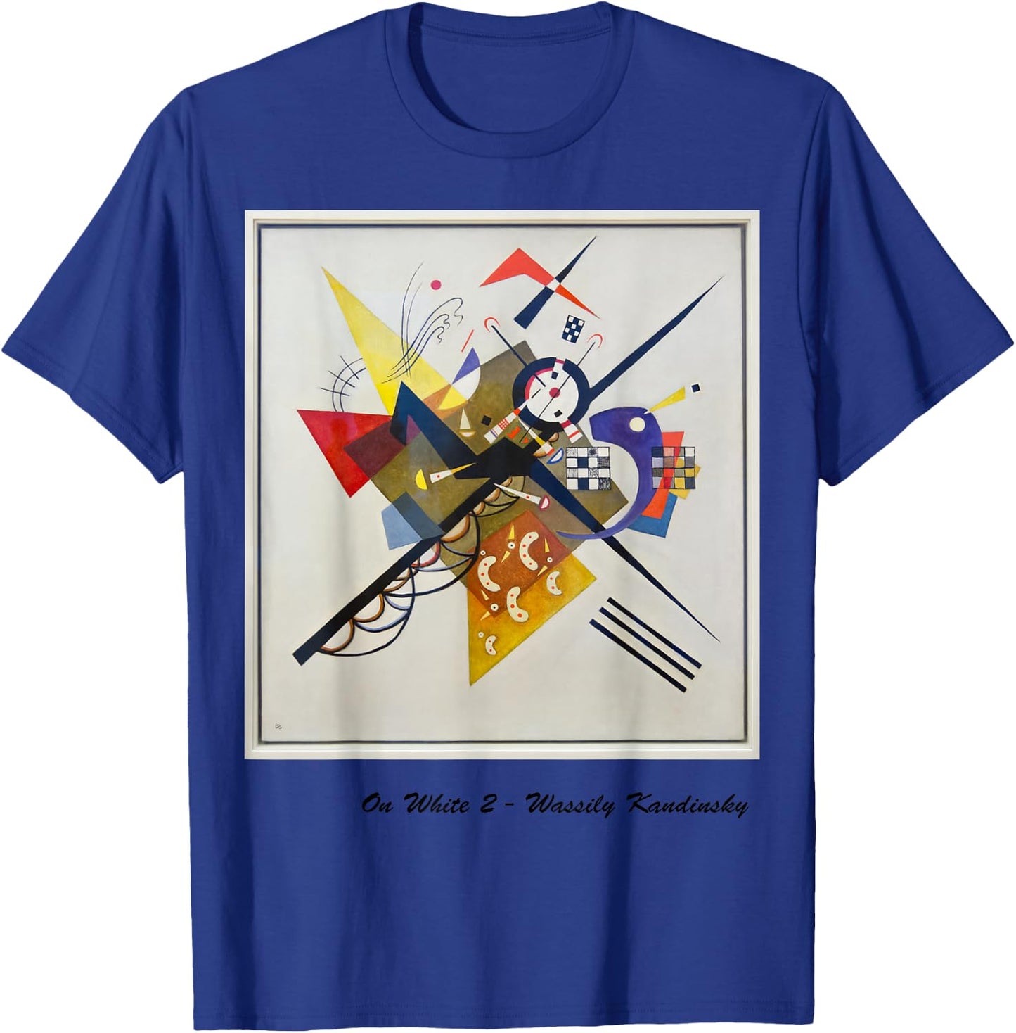 Kandinsky art -- On White T-Shirt - T-Shirt | Royal