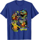 Teenage Mutant Ninja Turtles Multiple Sewer Holes T-Shirt - T-Shirt | Royal
