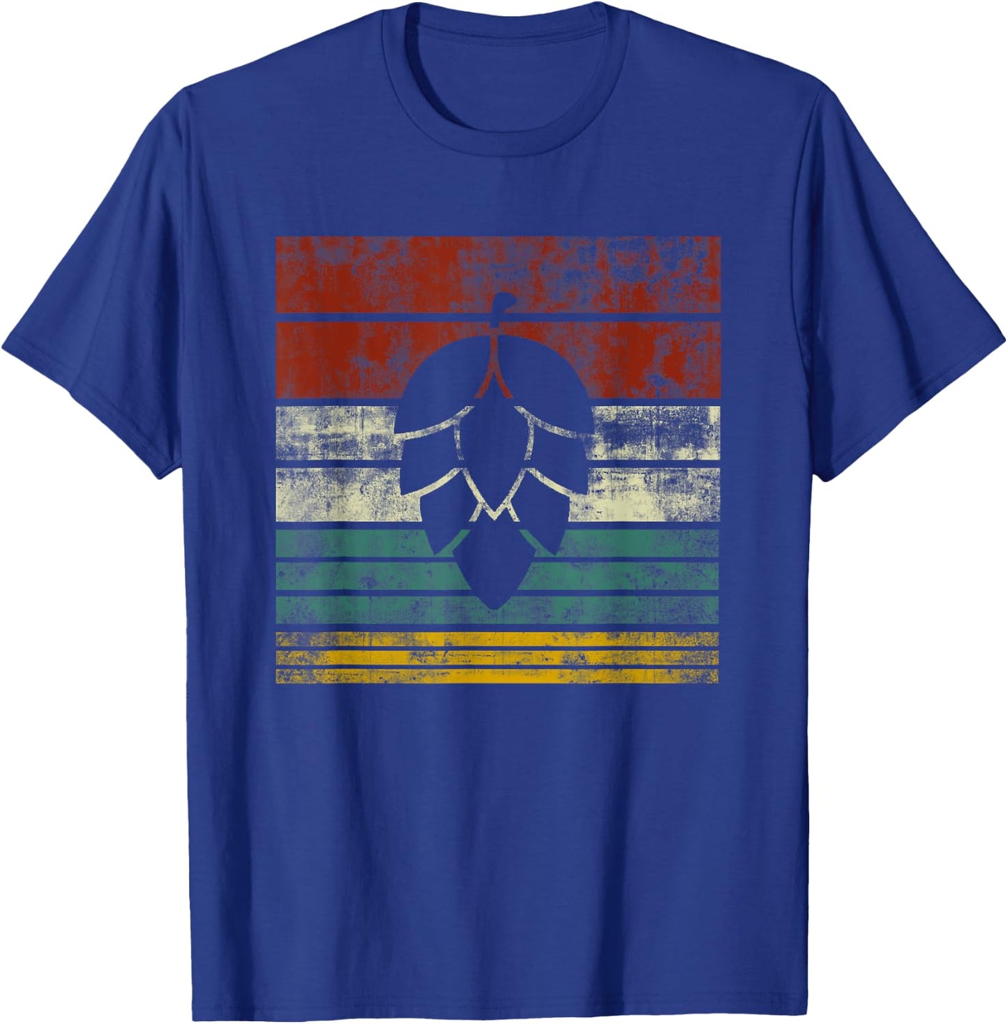 Vintage Hop Leaf Shirt Home Brewers & Lovers of Hoppy Beer T-Shirt - T-Shirt | Royal