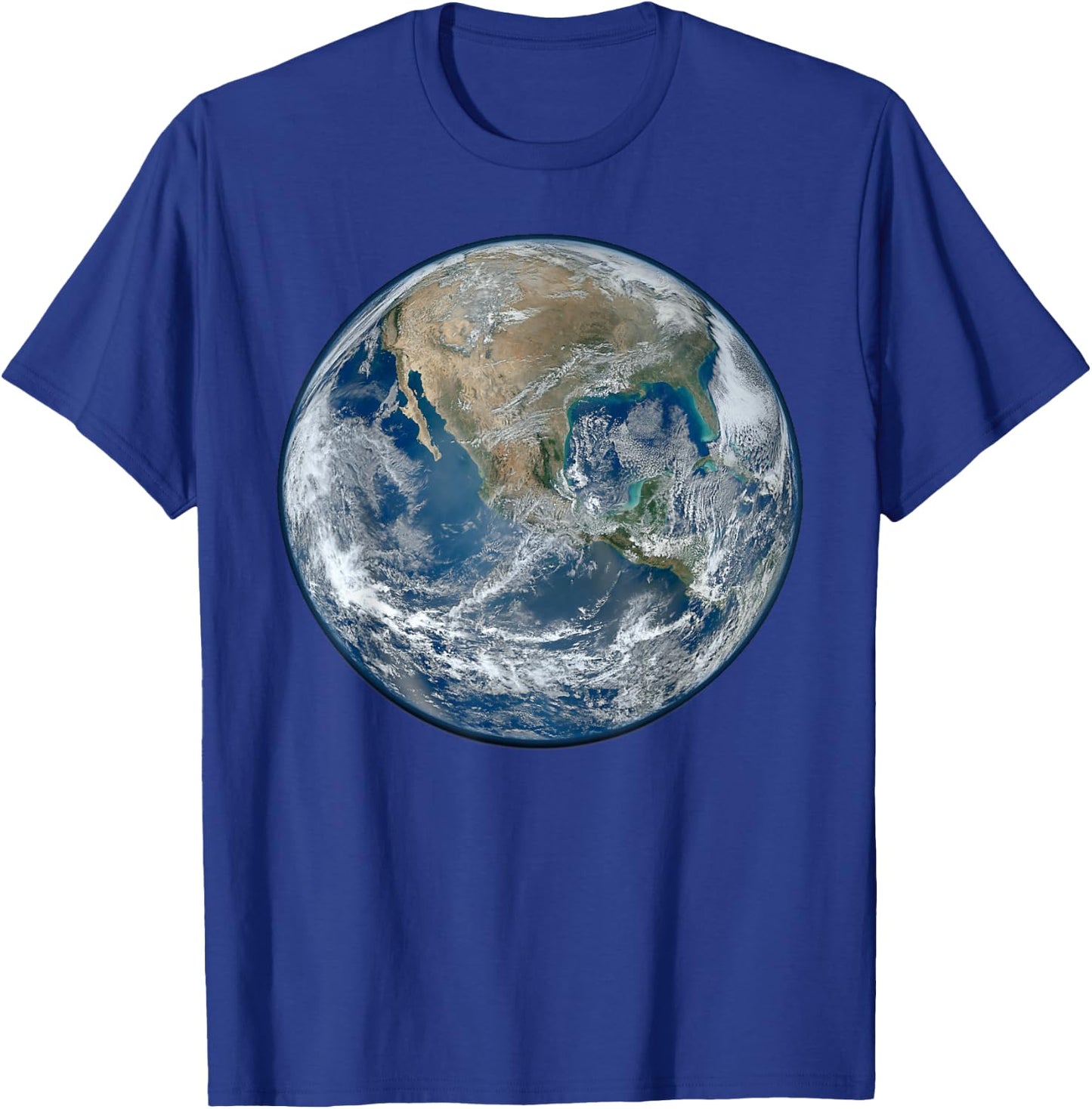 Earth Planet Earth in Space The Blue Planet T-Shirt - T-Shirt | Royal