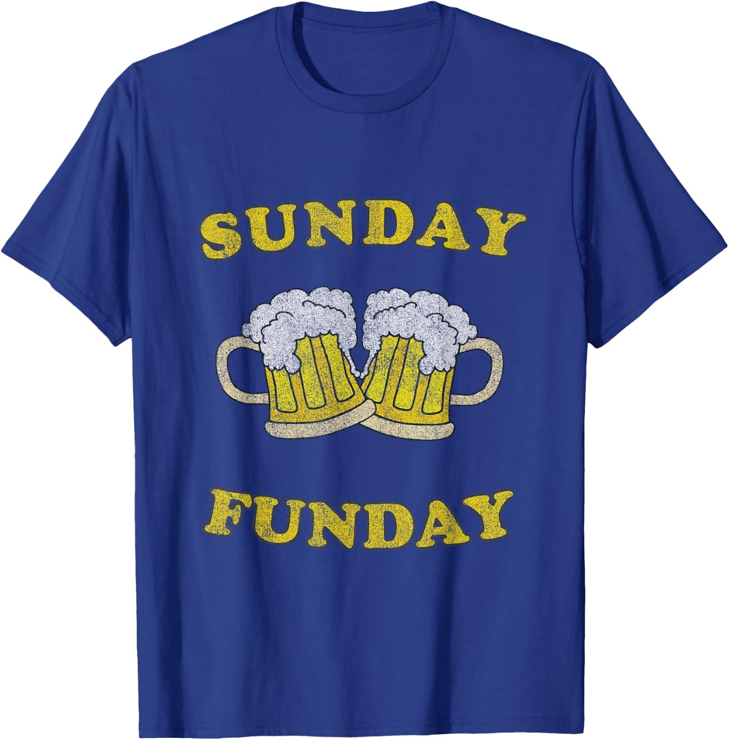 Sunday is Funday Beer Drinking T-Shirt - T-Shirt | Royal