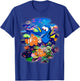 Disney Pixar Finding Dory Marlin & Nemo Rainbow Reef Scene T-Shirt - T-Shirt | Royal