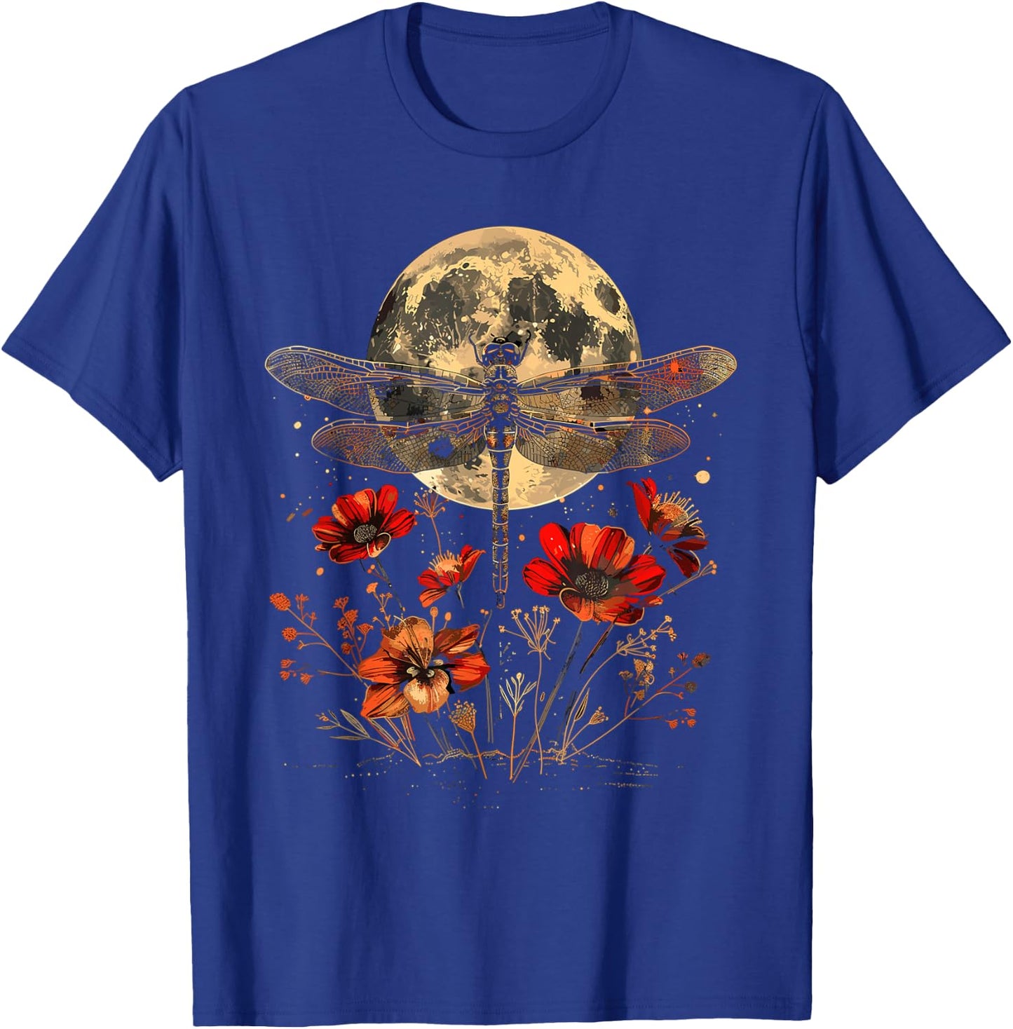 Dragonfly Lover Insect Dragonflies Nature T-Shirt - T-Shirt | Royal