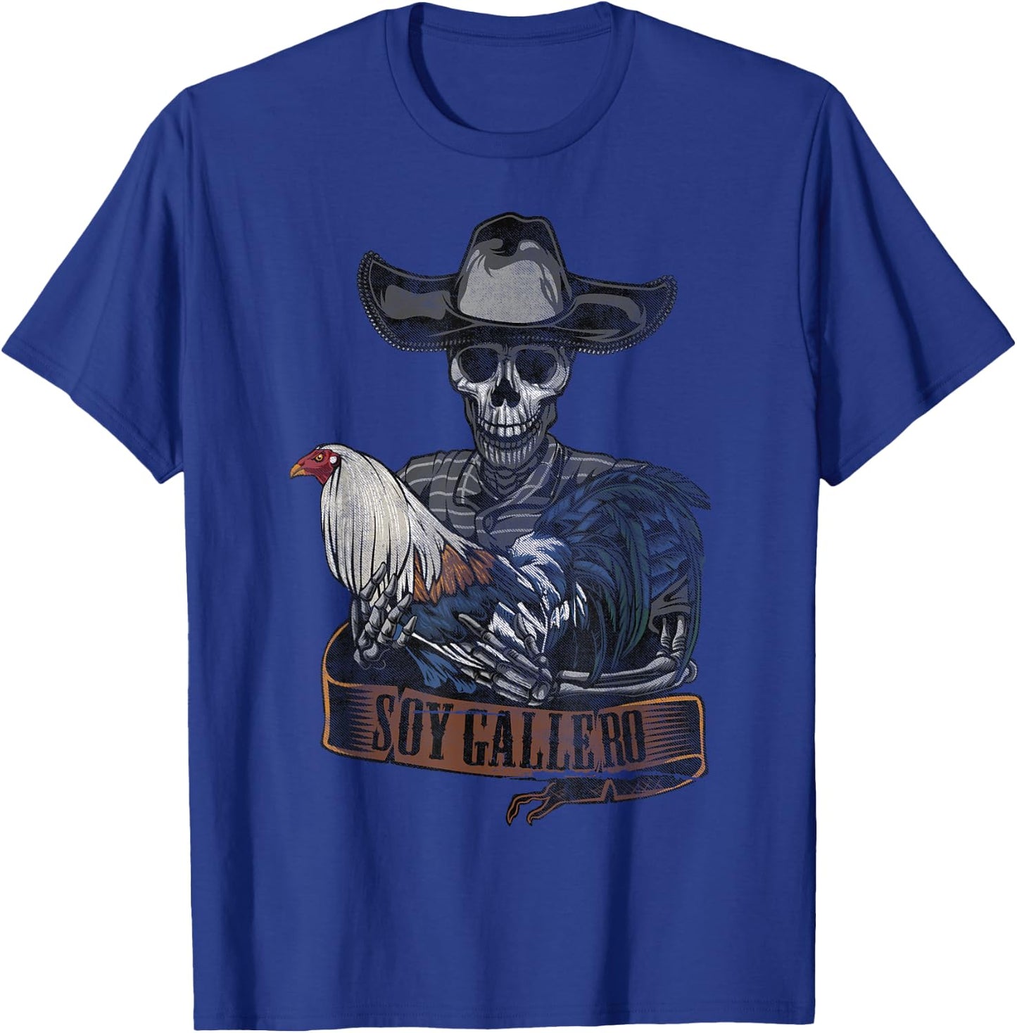 Cockfight Enthusiast Shirt - Vintage Soy Gallero T Shirt T-Shirt - T-Shirt | Royal