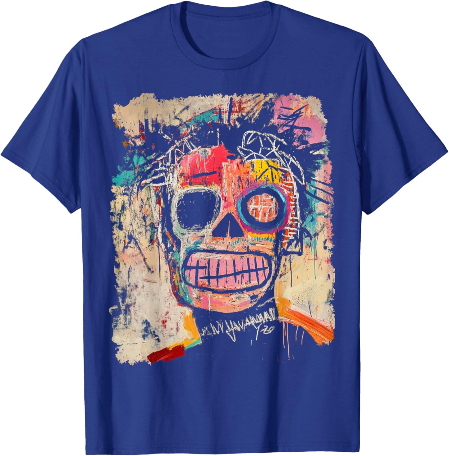 Abstract Art Graffiti 80s T-Shirt - T-Shirt | Royal